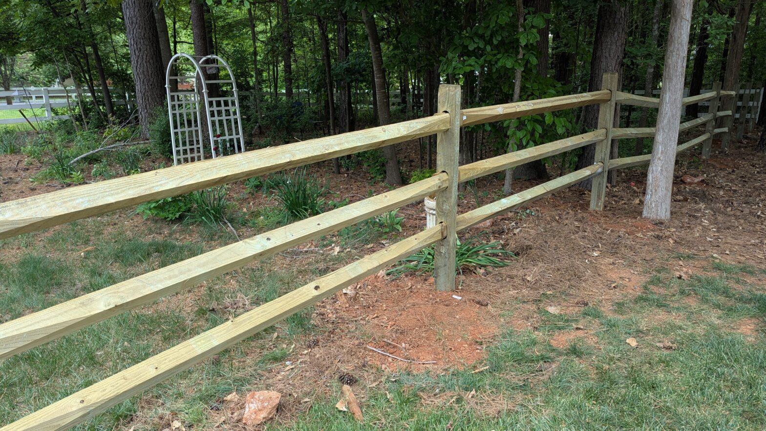 Photo of a Fort Mill SC Wood Fence